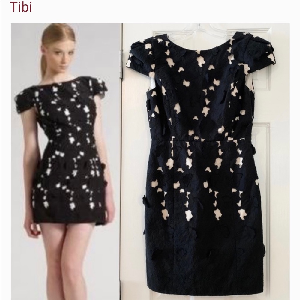 {Tibi New York} Origami low-back dress